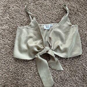 Princess Polly front tie shirt